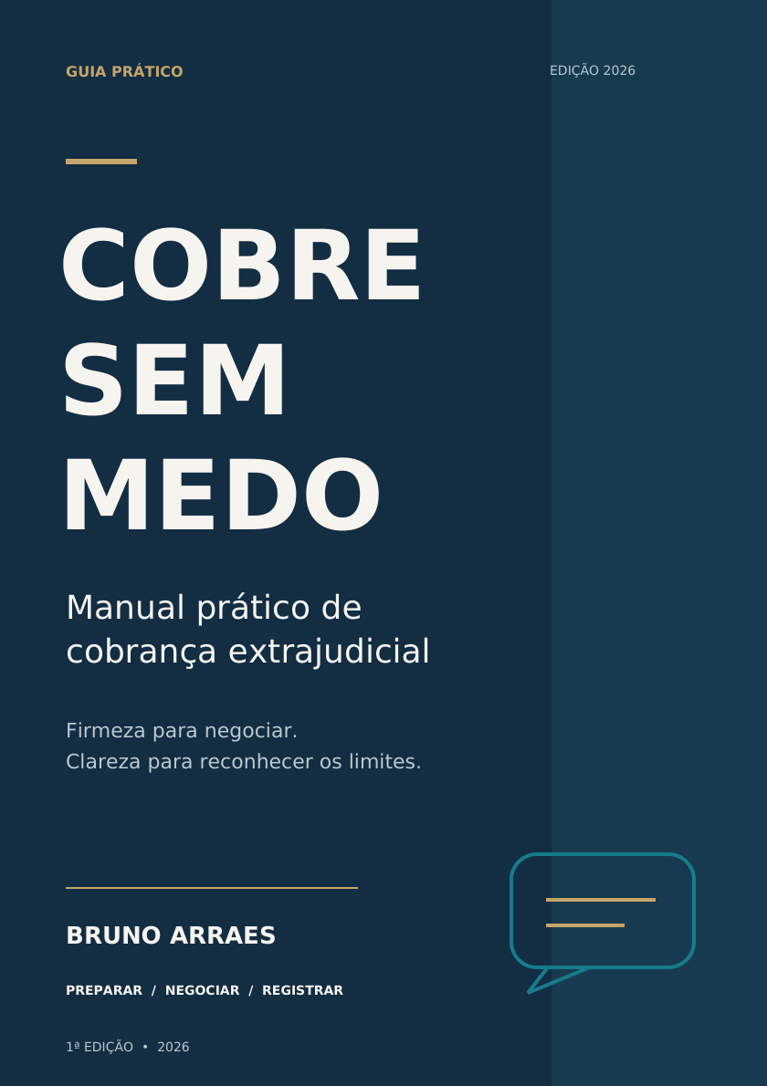Capa do ebook Cobre Sem Medo, de Bruno Arraes